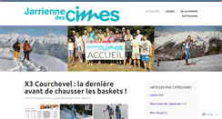 Desktop Screenshot of jarrienne-des-cimes.com